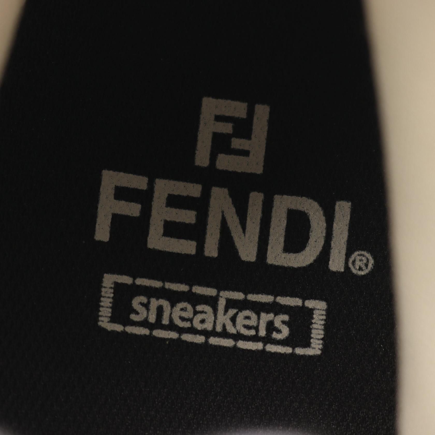 Fendi Fendi Fendi FENDI × MARC JACOBS Domino Canvas Sneakers Canvas Shoes 7E1570 Size ONE SIZE - 5 Thumbnail