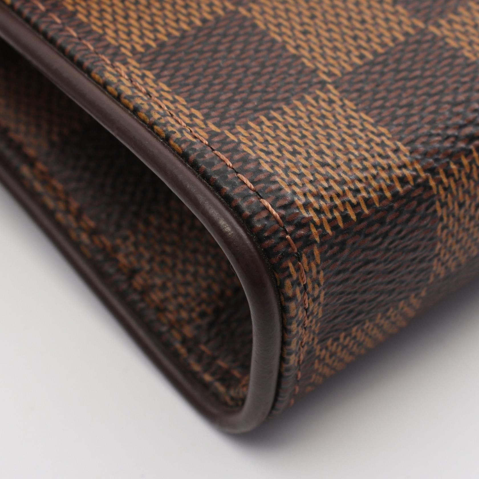 Louis Vuitton Louis Vuitton Louis Vuitton Pochette Florentine Damier Coated Canvas Waist Bag Canvas Belt Bag N51856 Size ONE SIZE - 6 Thumbnail