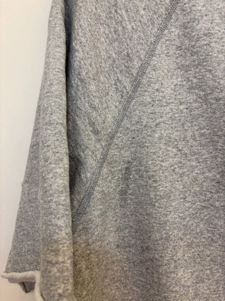 Loro Piana Gray Distressed Short Sleeve Sweatshirt Size US L / EU 52-54 / 3 - 9 Thumbnail