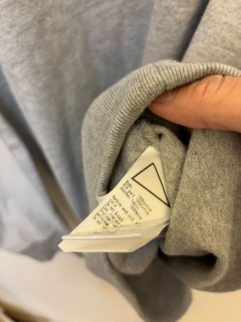 Loro Piana Gray Oversized Sweatshirt with Nylon Details Size US L / EU 52-54 / 3 - 6 Thumbnail