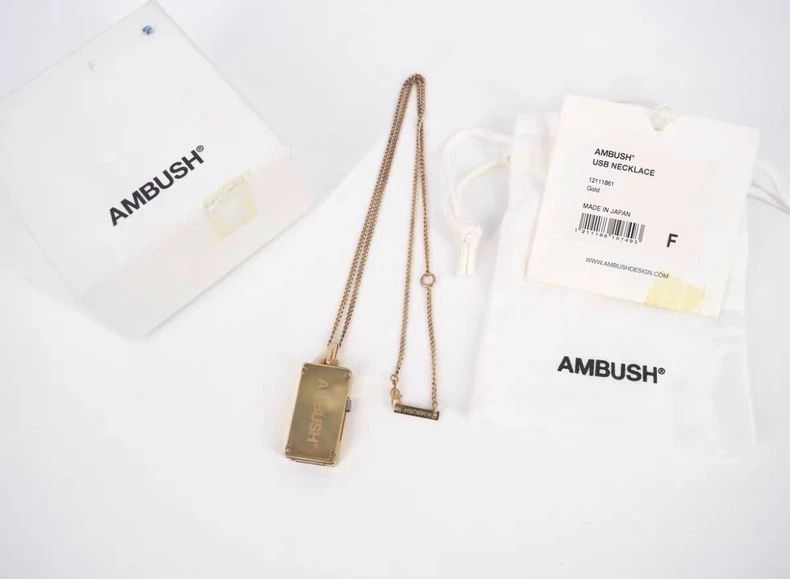 Loro Piana Gold USB Necklace by AMBUSH-dmc Size ONE SIZE - 4 Thumbnail