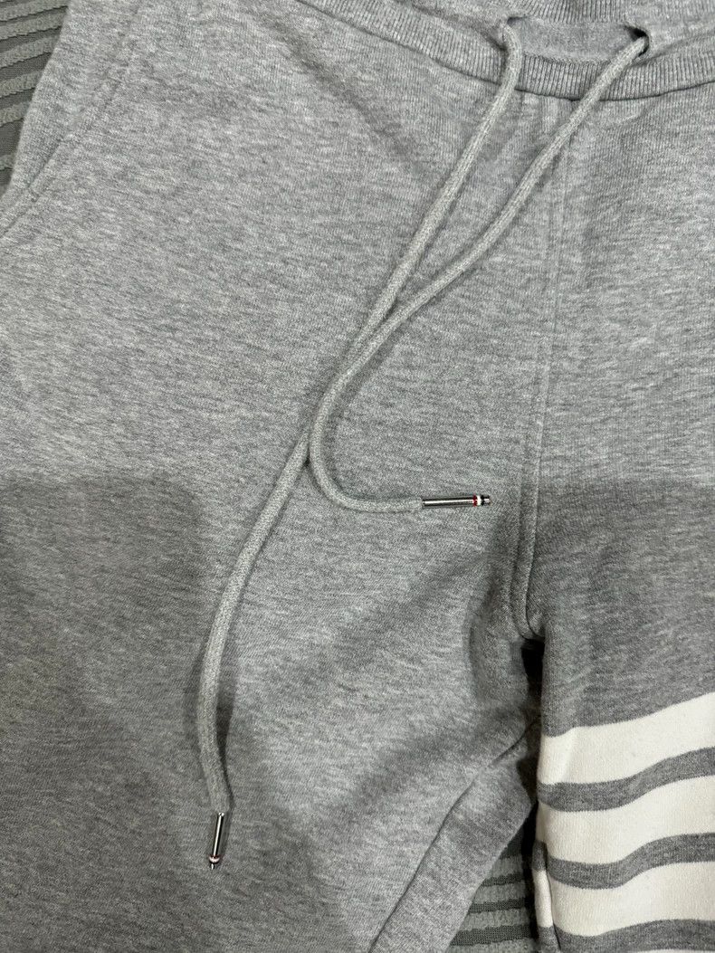 Balenciaga Gray Sweatshorts with Stripes-dmc Size US 32 / EU 48 - 3 Thumbnail