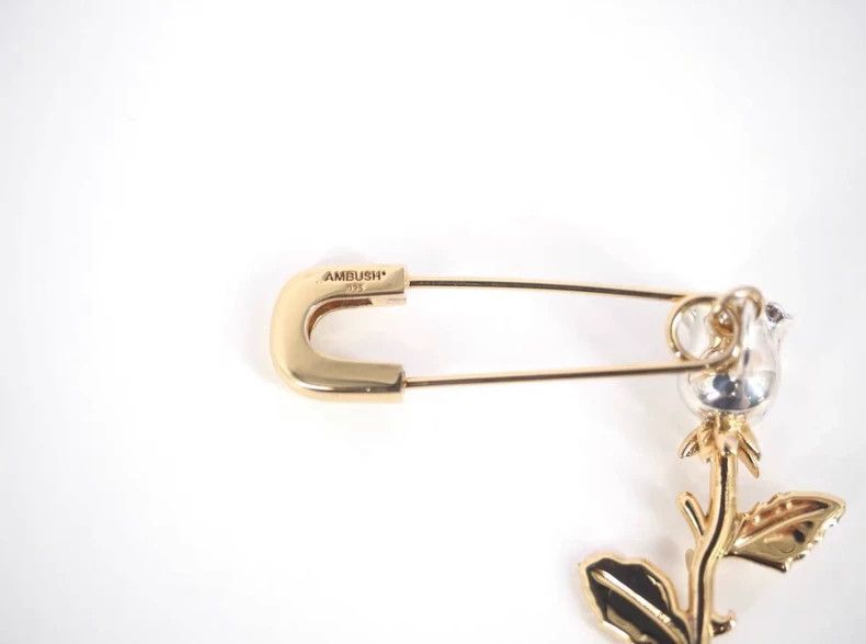 Loro Piana AMBUSH Gold Rose Charm Earring - dmc Size ONE SIZE - 5 Thumbnail