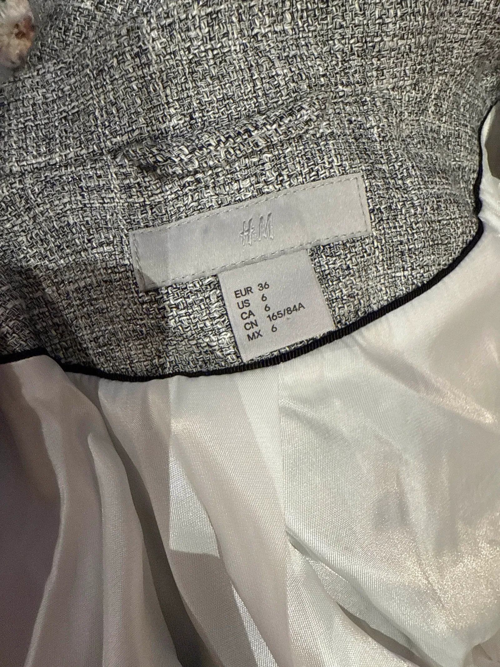 H&M H&M Kort kavaj Blazer Size XS / US 0-2 / IT 36-38 - 2 Thumbnail