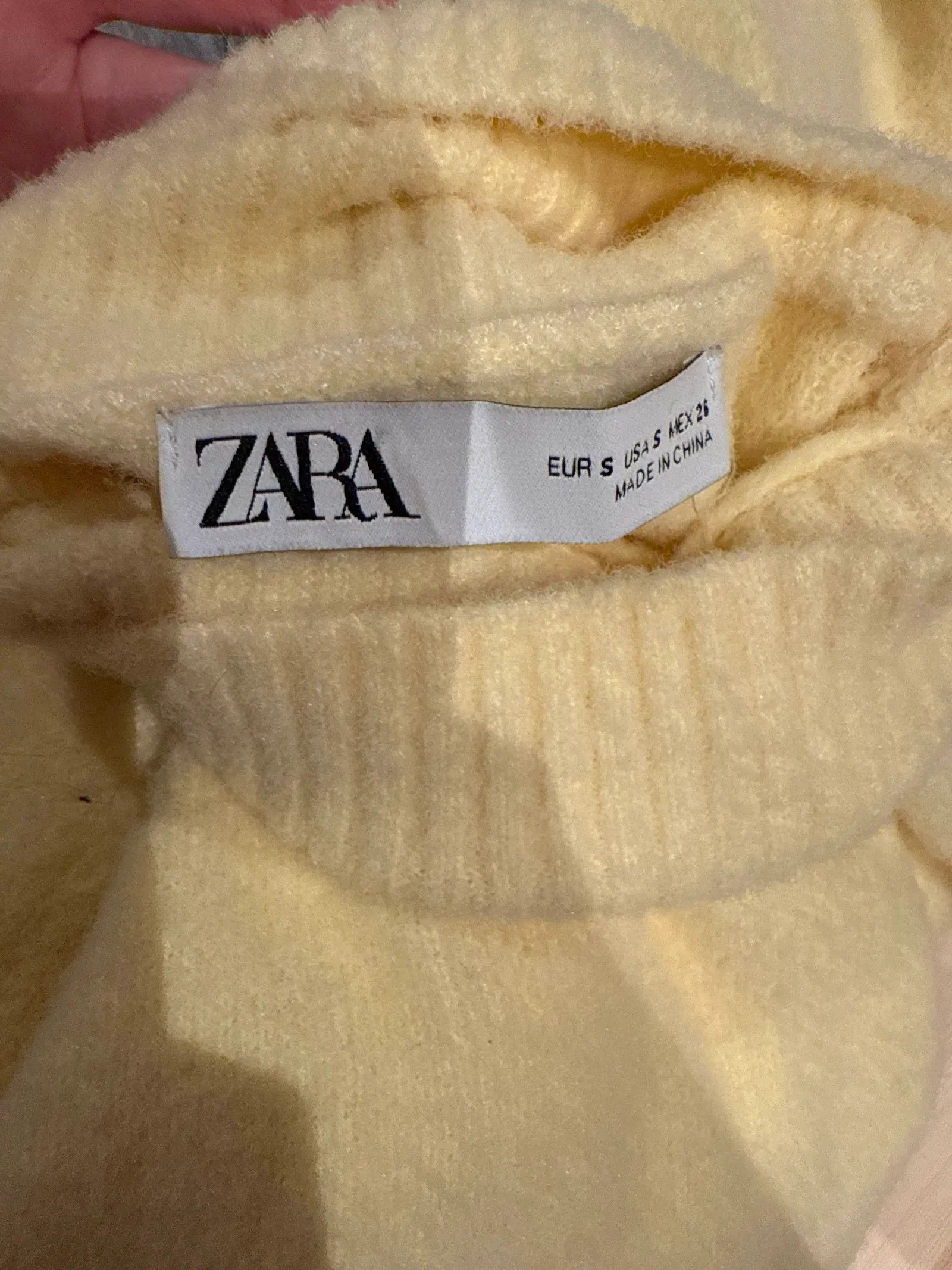 Zara Zara Fluffig polotröja Polo knit Size S / US 4 / IT 40 - 2 Thumbnail