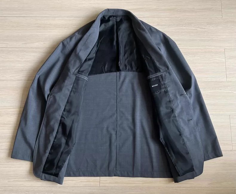 Beams Plus Multi-Pocket Wool Blend Functional Blazer Jacket Size US L / EU 52-54 / 3 - 5 Thumbnail