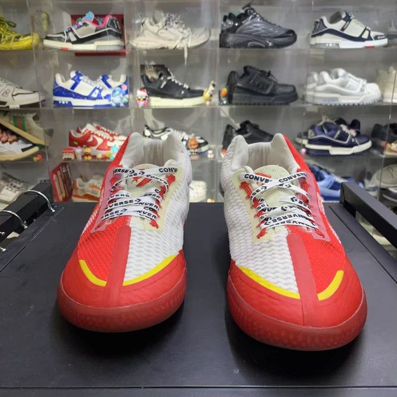 Converse Converse Red Sneakers with White Accents Size US 10 / EU 43 - 2 Thumbnail