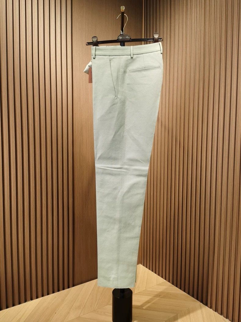 Ermenegildo Zegna Loro Piana Men's Cotton-Linen Casual Pants Size US 32 / EU 48 - 3 Thumbnail