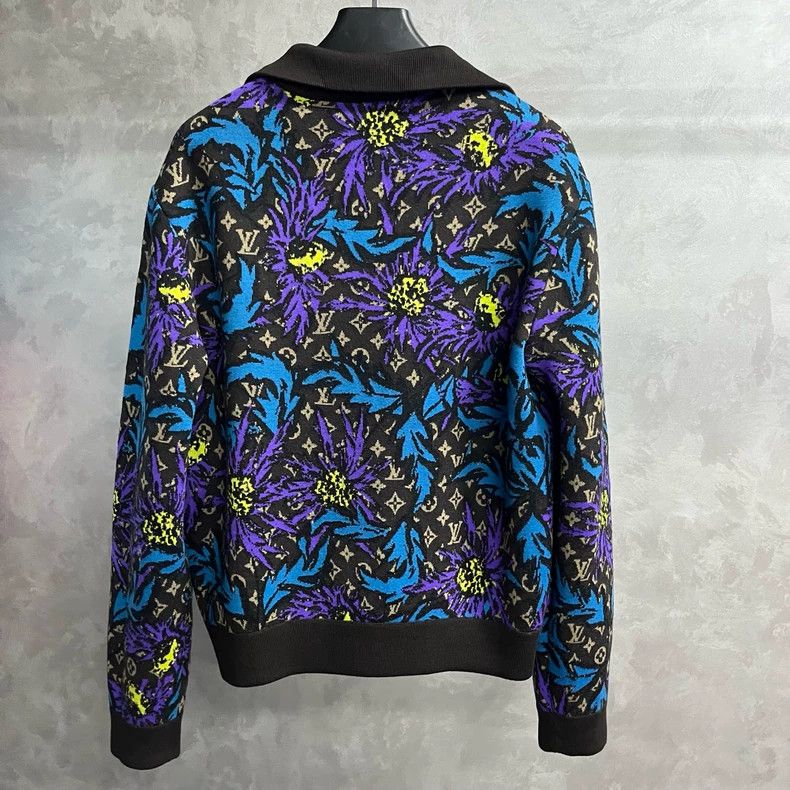 Louis Vuitton Louis Vuitton Floral Zip Long Sleeve Jacket -dmc Size US M / EU 48-50 / 2 - 5 Thumbnail