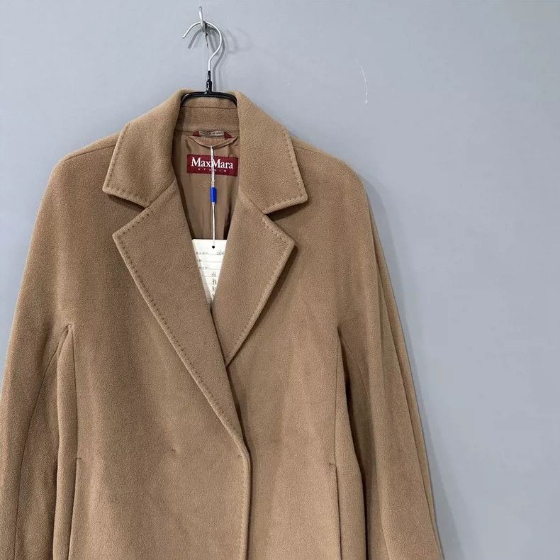 Max Mara MaxMara Wool Lapel Coat -dmc Size US M / EU 48-50 / 2 - 3 Thumbnail