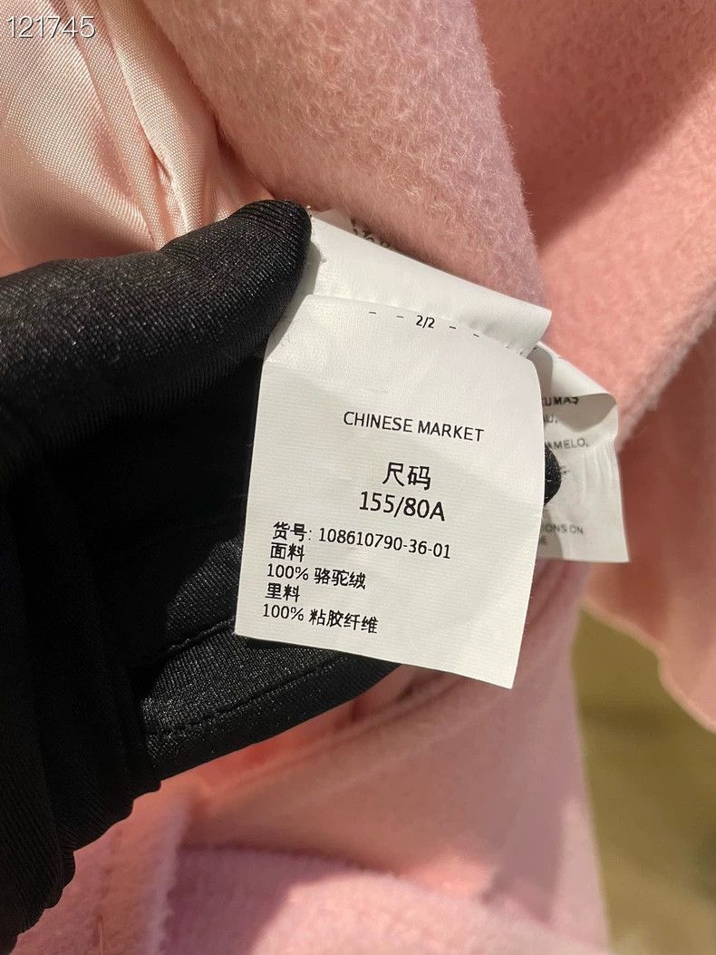 Max Mara Maxmara Pink Belted Mid-Length Coat -dmc Size M / US 6-8 / IT 42-44 - 6 Thumbnail