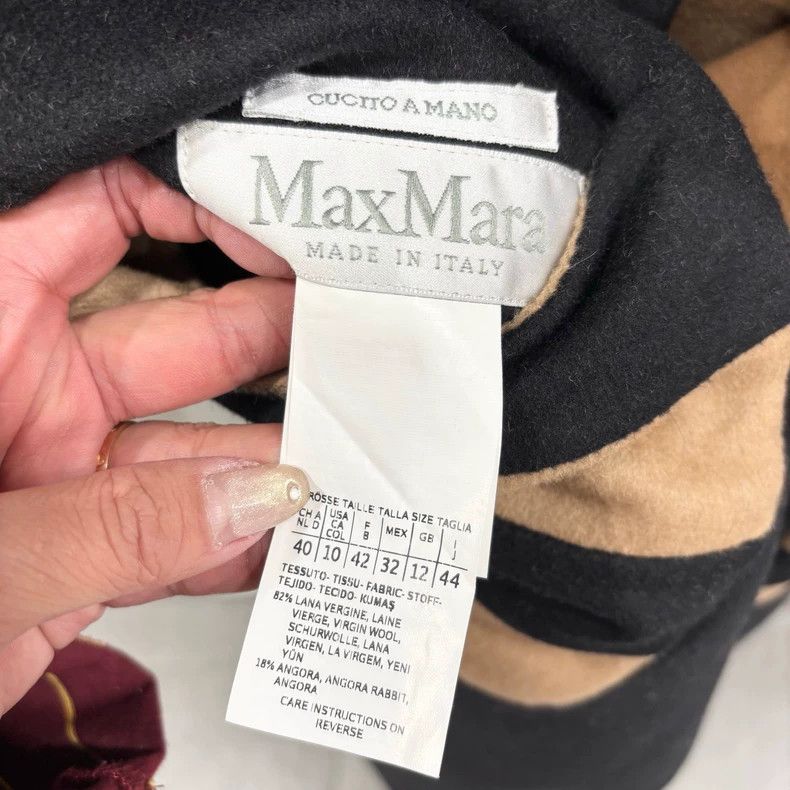 Celine Maxmara Two-Tone Wool Double-Sided Coat -dmc Size US M / EU 48-50 / 2 - 6 Thumbnail