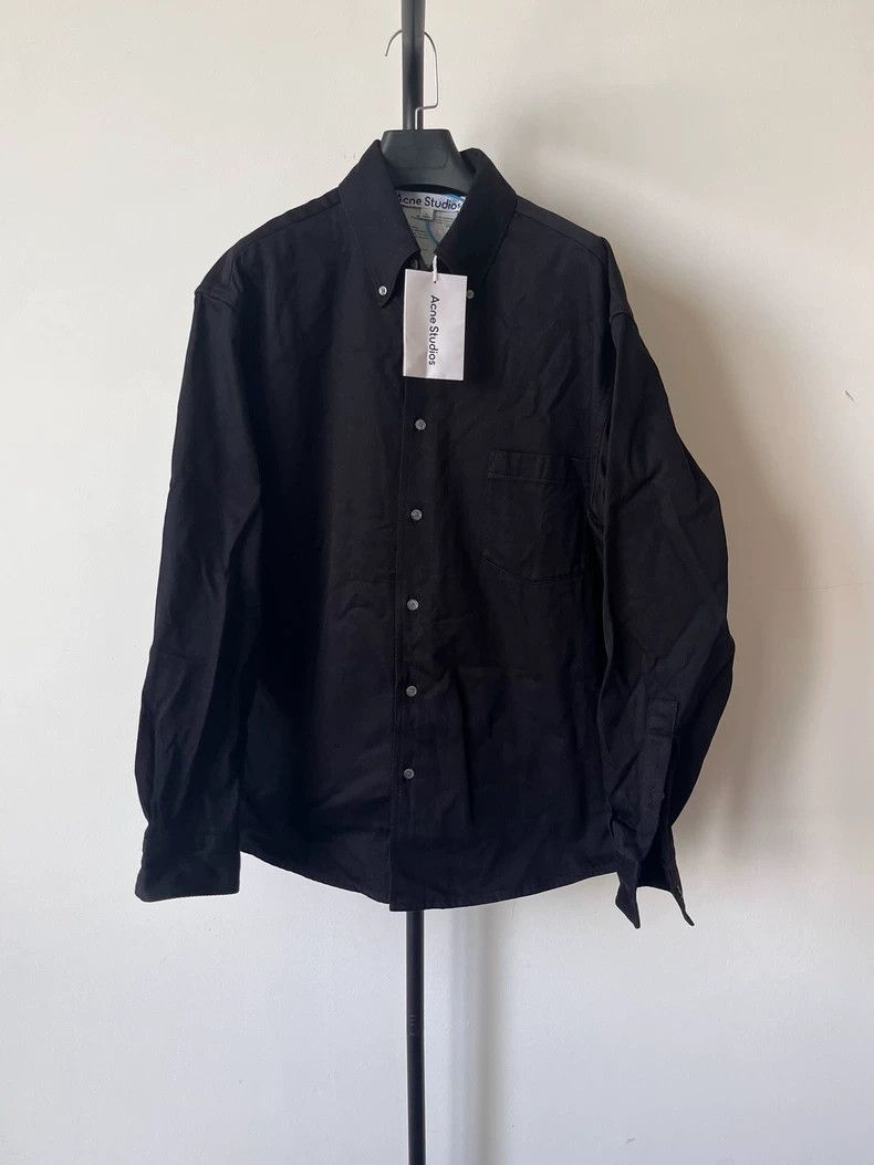 Acne Studios Acne Studios Solid Button-Up Long-Sleeve Shirt -dmc Size US M / EU 48-50 / 2 - 2 Thumbnail