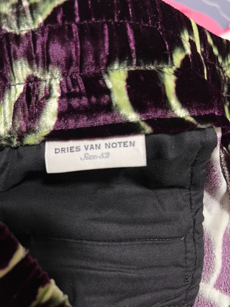 Dries Van Noten Dries Van Noten Men's Velvet Printed Pants -dmc Size US 34 / EU 50 - 7 Thumbnail