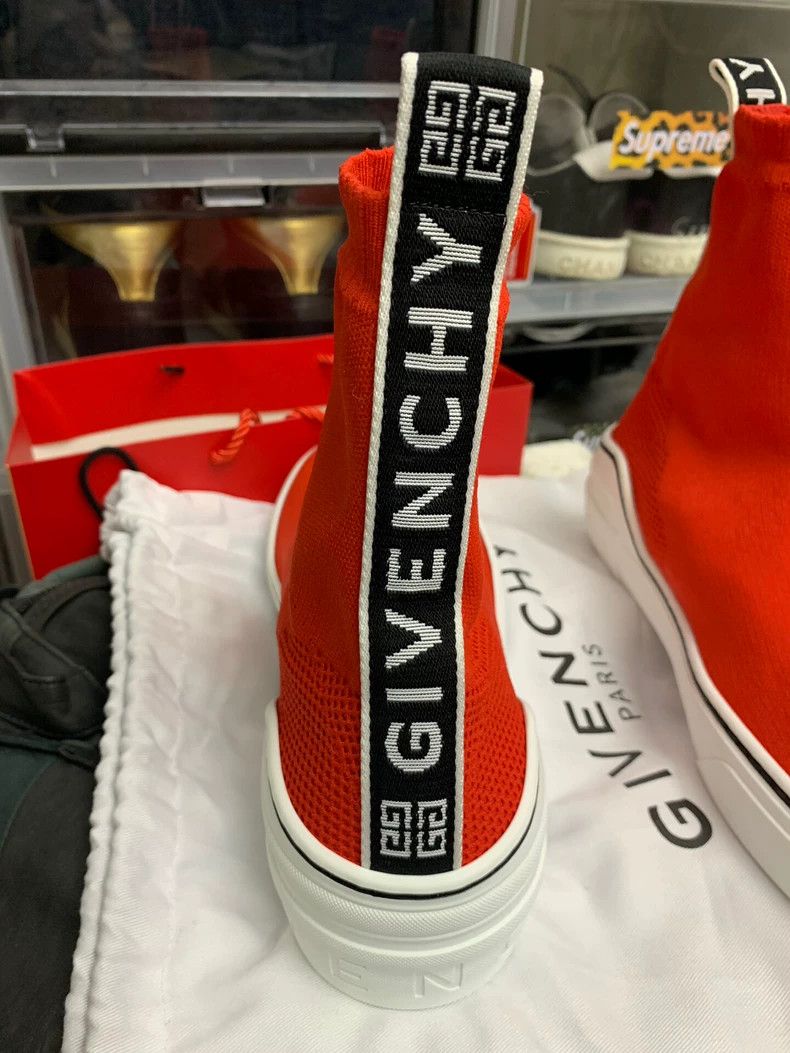 Givenchy Givenchy Red Sock Sneakers Size 41 -dmc Size US 8 / EU 41 - 3 Thumbnail