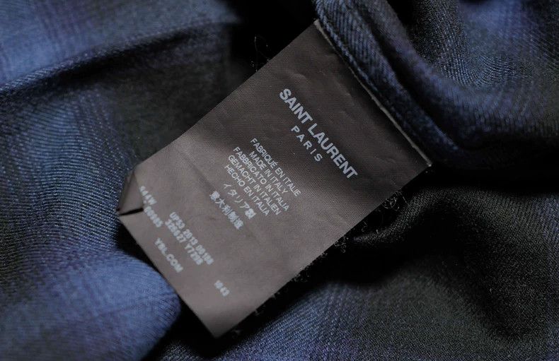 Saint Laurent Paris Saint Laurent Oversized Plaid Button-Up Shirt Size US S / EU 44-46 / 1 - 4 Thumbnail