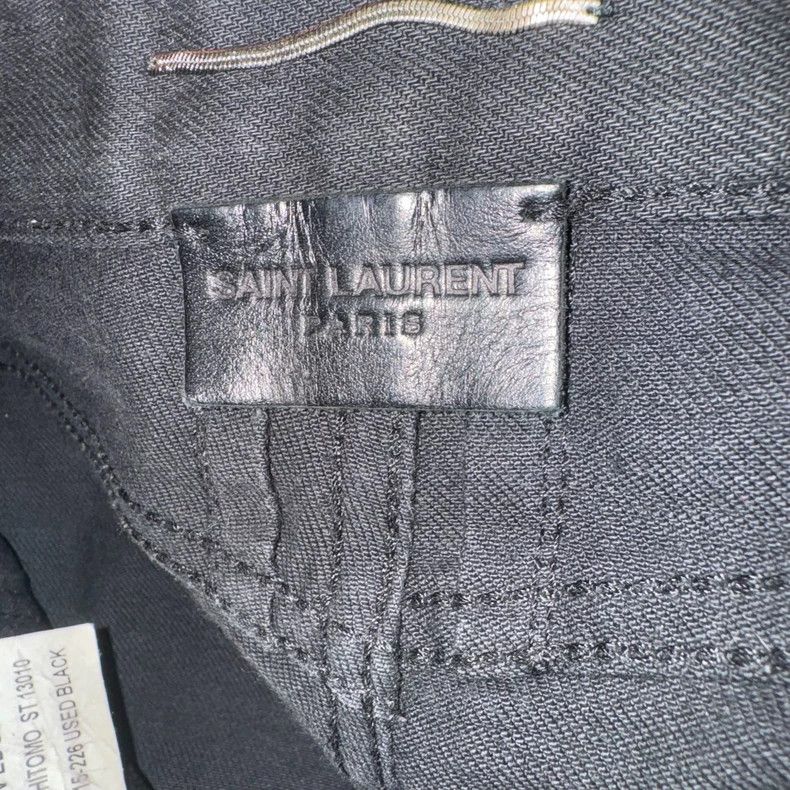 Saint Laurent Paris Saint Laurent 16FW Sample Distressed Denim Jeans Size US 29 - 6 Thumbnail