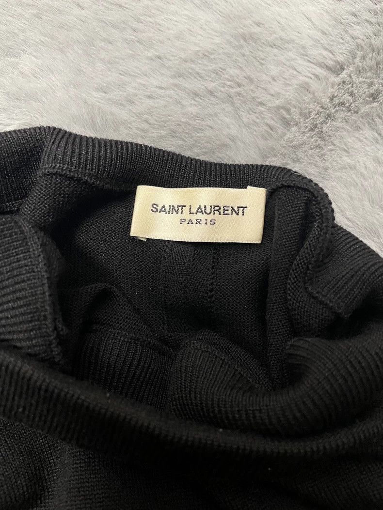 Saint Laurent Paris Saint Laurent SLP Mock Neck Wool Sweater Size US M / EU 48-50 / 2 - 3 Thumbnail