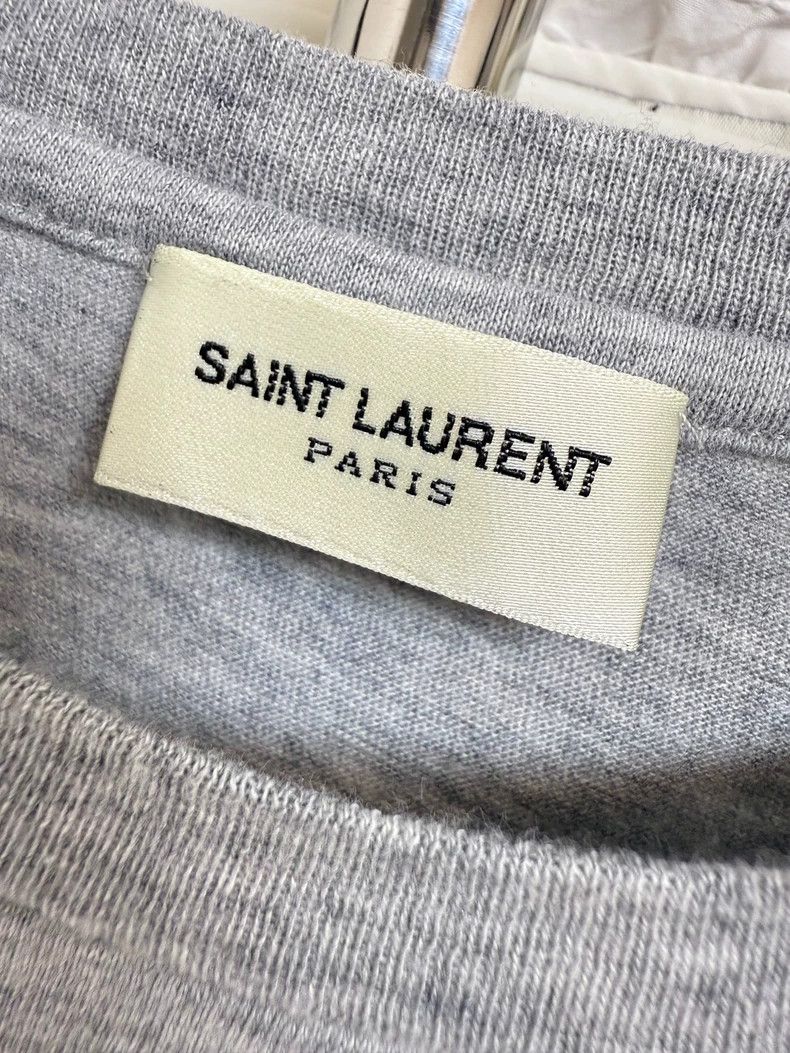 Yves Saint Laurent Saint Laurent Logo Print T-Shirt Size US S / EU 44-46 / 1 - 4 Thumbnail