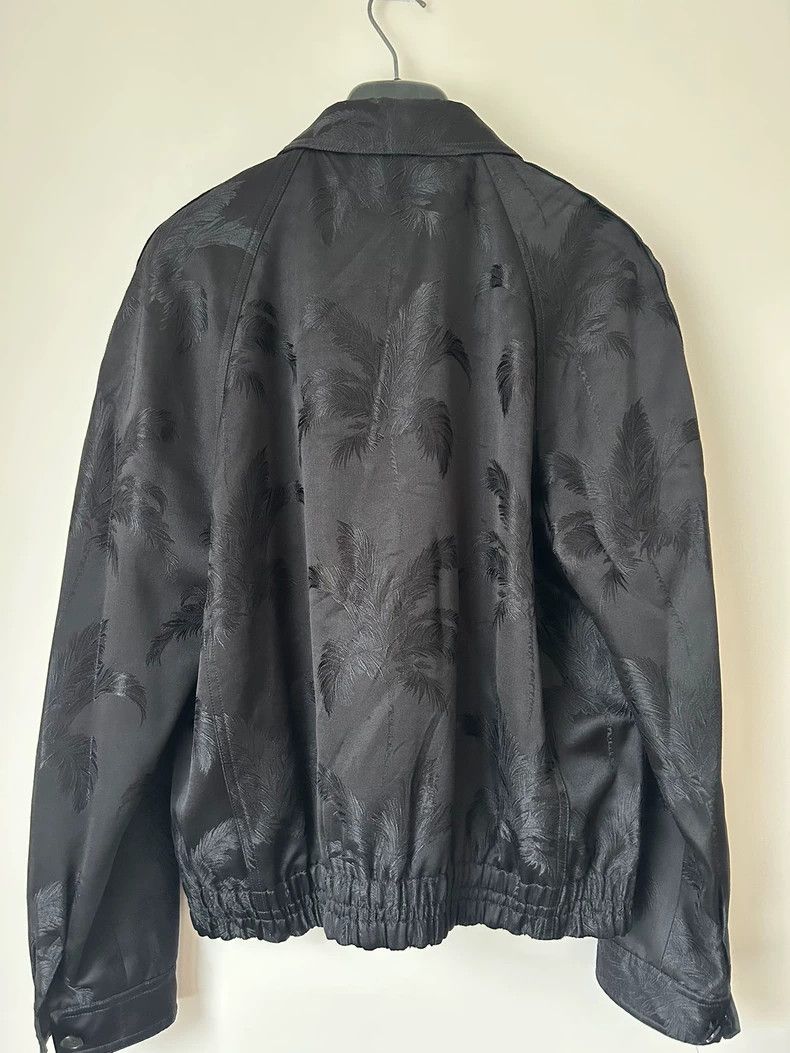Saint Laurent Paris Saint Laurent Black Silk Palm Tree Embroidered Jacket Size US XL / EU 56 / 4 - 3 Thumbnail