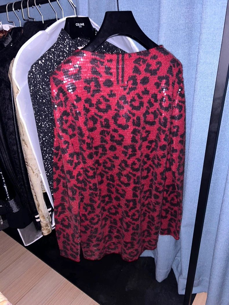 Hedi Slimane Saint Laurent 2013FW Leopard Print Sweater Size US S / EU 44-46 / 1 - 2 Thumbnail