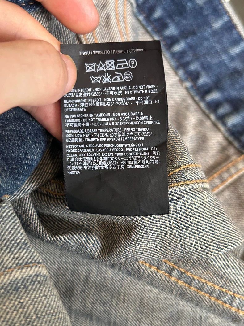 Saint Laurent Paris Saint Laurent Denim Jacket with Shark Patch Size US M / EU 48-50 / 2 - 8 Thumbnail