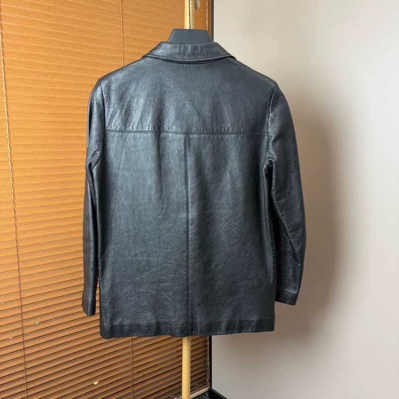 Yves Saint Laurent YSL Black Leather Jacket Size US XS / EU 42 / 0 - 2 Thumbnail