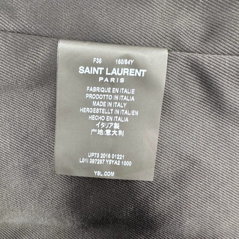 Saint Laurent Paris Saint Laurent Leather Biker Jacket Size US S / EU 44-46 / 1 - 7 Thumbnail