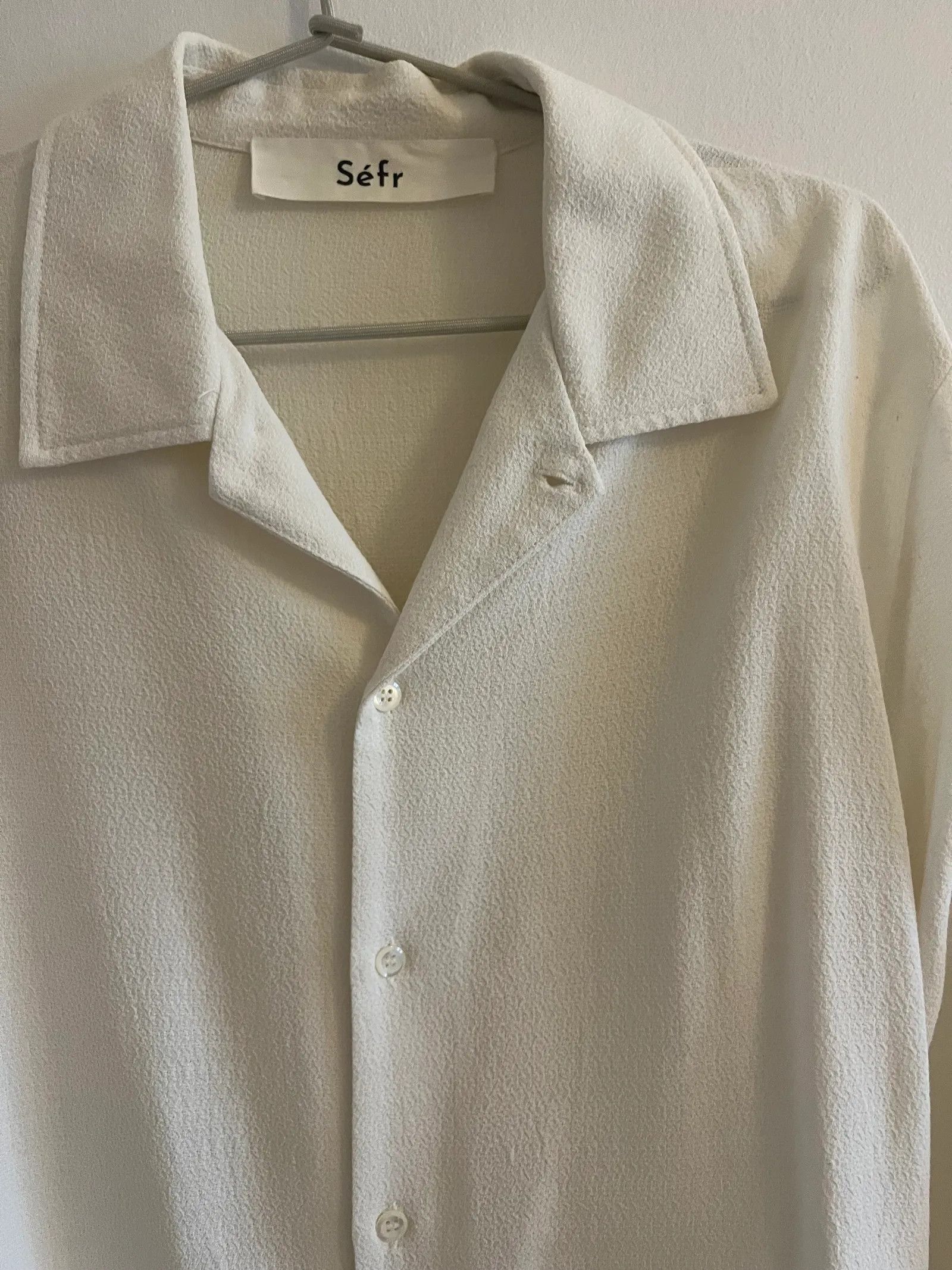 Sefr Séfr Sense Shirt Off White Shirt Size US S / EU 44-46 / 1 - 3 Thumbnail