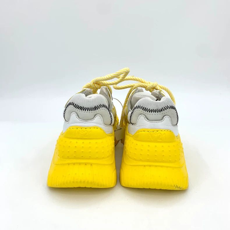 Number (N)ine N°21 Yellow Thick Sole Casual Sneakers Size US 5 / EU 37 - 4 Thumbnail