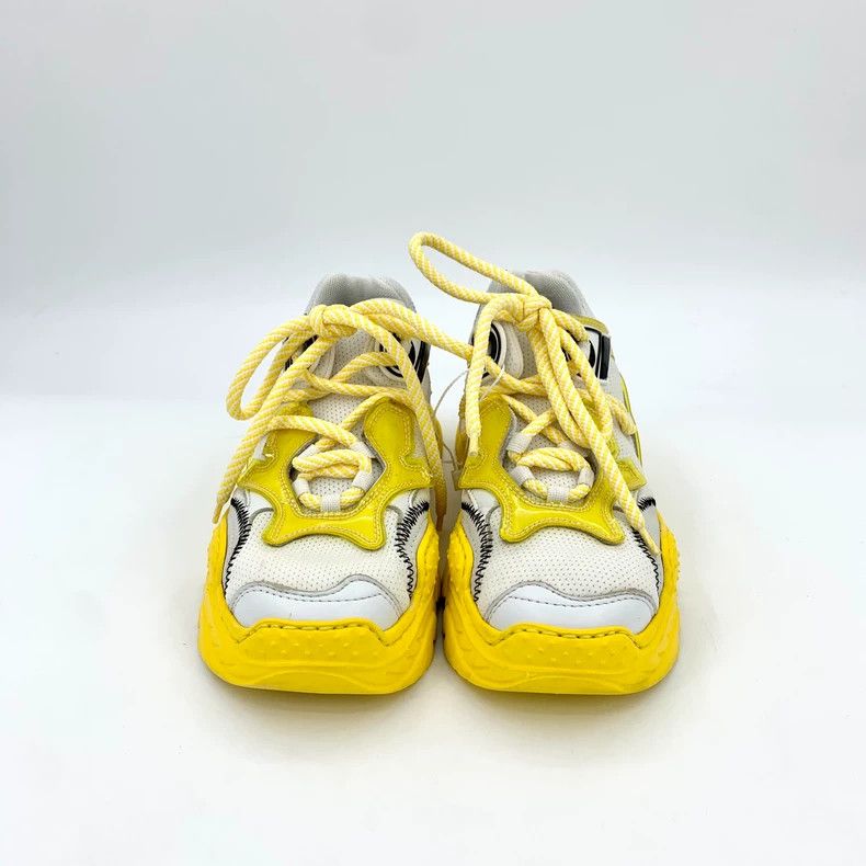 Number (N)ine N°21 Yellow Thick Sole Casual Sneakers Size US 5 / EU 37 - 3 Thumbnail