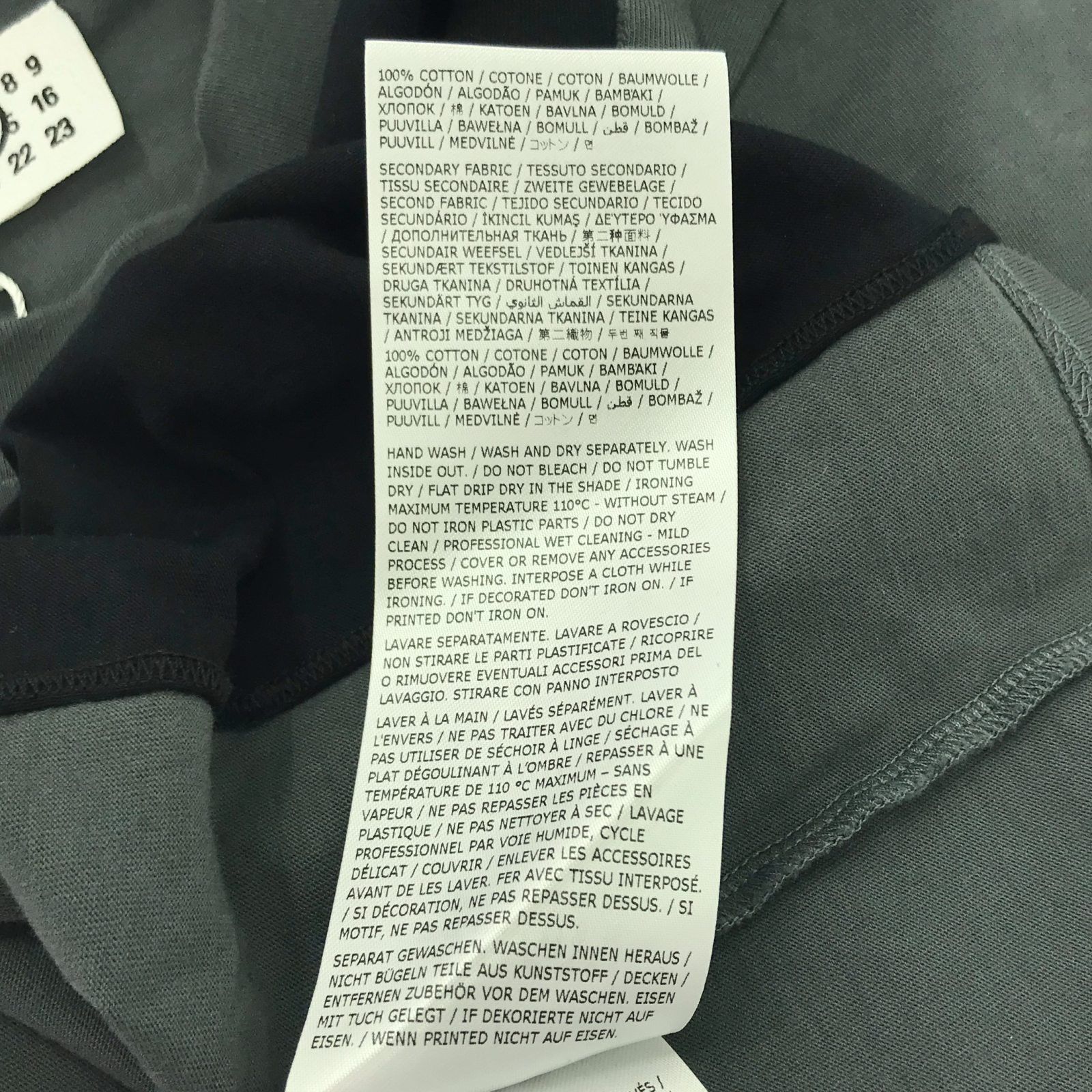 Maison Margiela MM6 Maison Margiela MM6 T-shirt Cotton T-shirt Cotton T-Shirts Size ONE SIZE - 7 Thumbnail