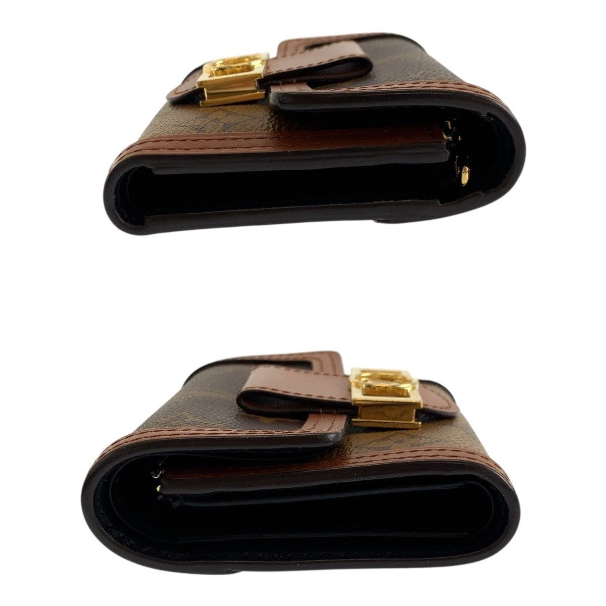 Louis Vuitton Louis Vuitton Louis Vuitton Portefeuille Dauphine Monogram Wallet Canvas Short Wallet M68725 DUTY FREE for USA Size ONE SIZE - 9 Thumbnail