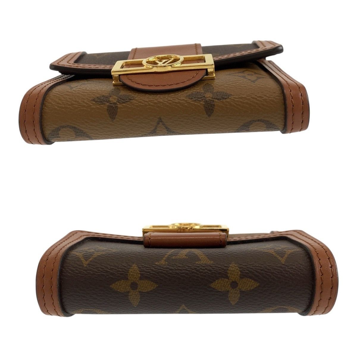 Louis Vuitton Louis Vuitton Louis Vuitton Portefeuille Dauphine Monogram Wallet Canvas Short Wallet M68725 DUTY FREE for USA Size ONE SIZE - 8 Thumbnail