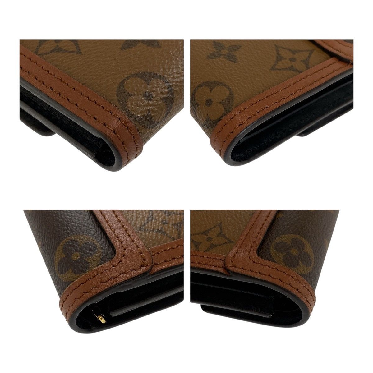 Louis Vuitton Louis Vuitton Louis Vuitton Portefeuille Dauphine Monogram Wallet Canvas Short Wallet M68725 DUTY FREE for USA Size ONE SIZE - 4 Thumbnail