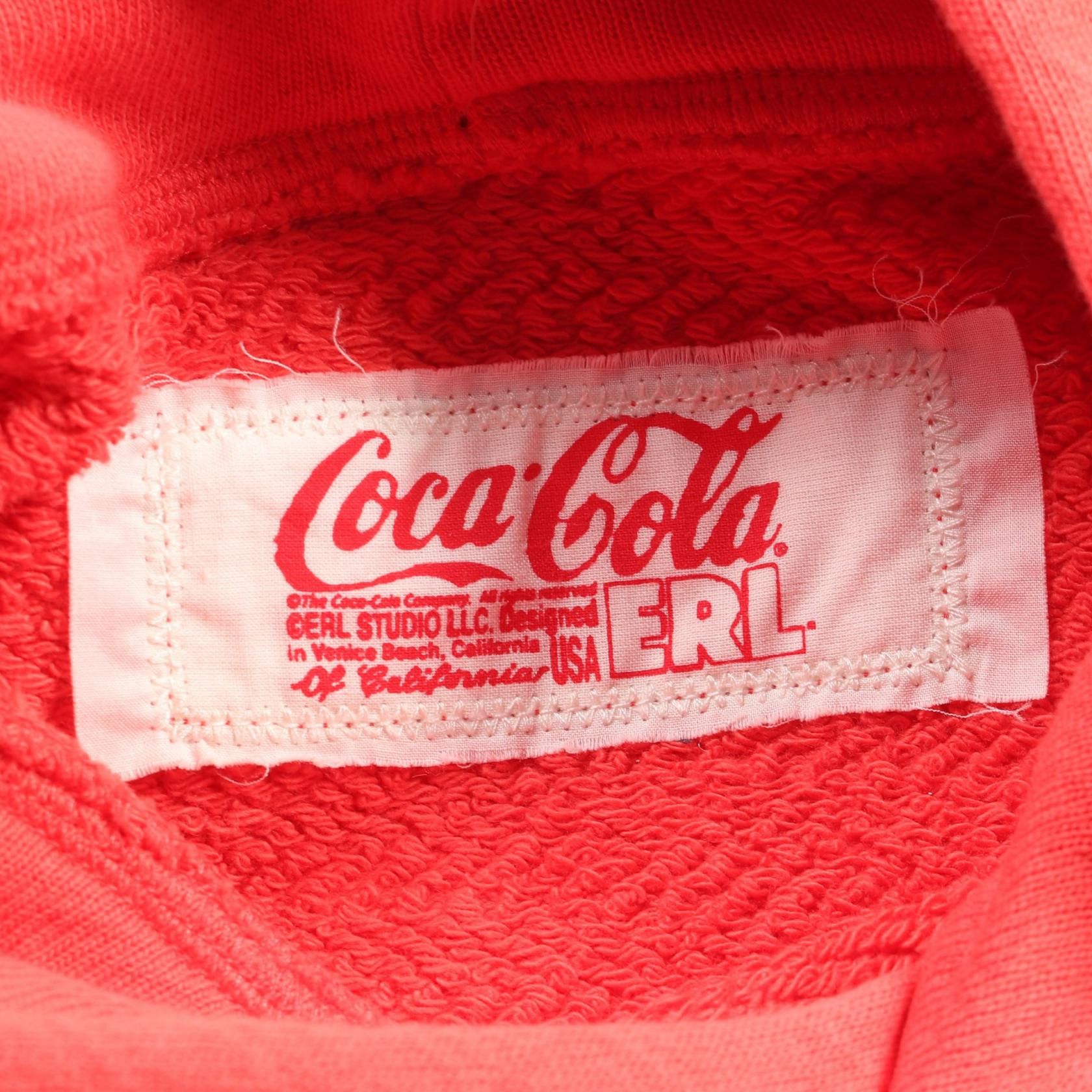 Other Other ERL COCA COLA SWIRL HOODIE KNIT Cotton Hoodie Cotton Sweatshirts & Hoodies DUTY FREE for USA Size ONE SIZE - 3 Thumbnail