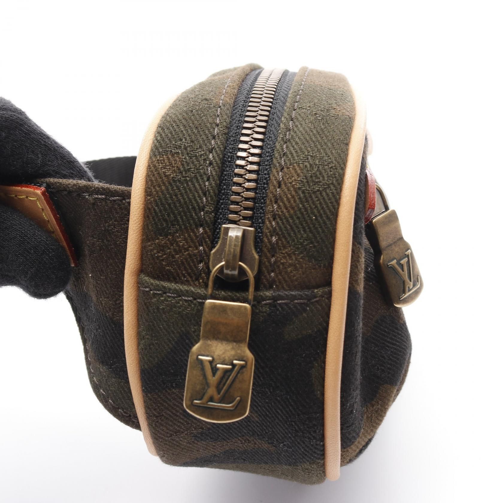 Louis Vuitton Louis Vuitton LOUIS VUITTON × Supreme Monogram Canvas Waist Bag Limited Canvas Belt Bag M44202 Size ONE SIZE - 7 Thumbnail