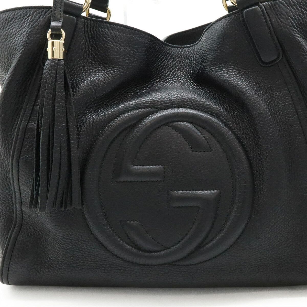 Gucci Gucci Gucci Soho Leather 2way Bag Leather Shoulder Bag 282309 Size ONE SIZE - 7 Thumbnail