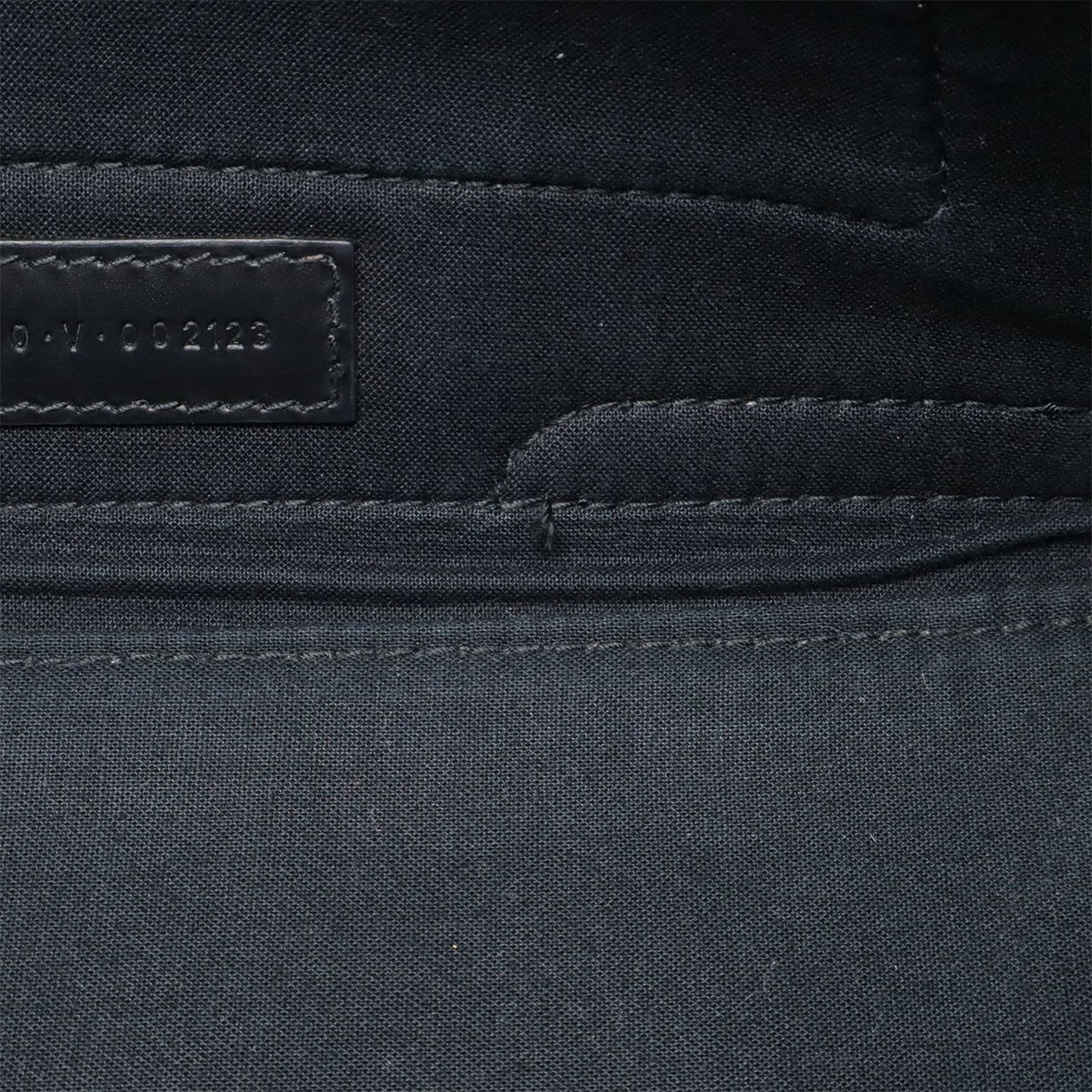 Balenciaga Balenciaga Balenciaga Navy Cabas Canvas Leather Tote Bag Canvas Tote Bag 339933 Size ONE SIZE - 6 Thumbnail
