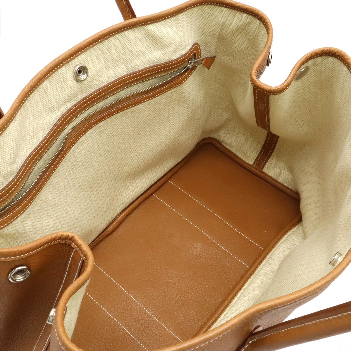 Hermes Hermes Hermes Garden Party Negonda Tote Bag Leather Tote Bag Stamp L (2008) Size ONE SIZE - 8 Thumbnail