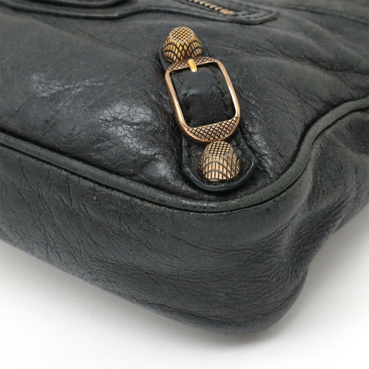 Balenciaga Balenciaga Balenciaga Giant Hip Leather Shoulder Bag Leather Shoulder Bag 237203 Size ONE SIZE - 3 Thumbnail