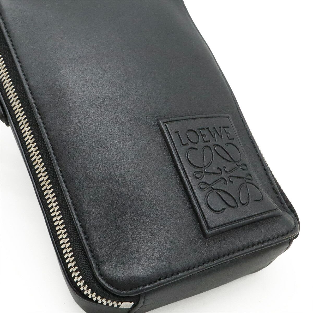 Loewe Loewe Loewe Vertical Crossbody Pocket Leather Shoulder Bag Leather Crossbody Bag C565S59X01 DUTY FREE for USA Size ONE SIZE - 8 Thumbnail