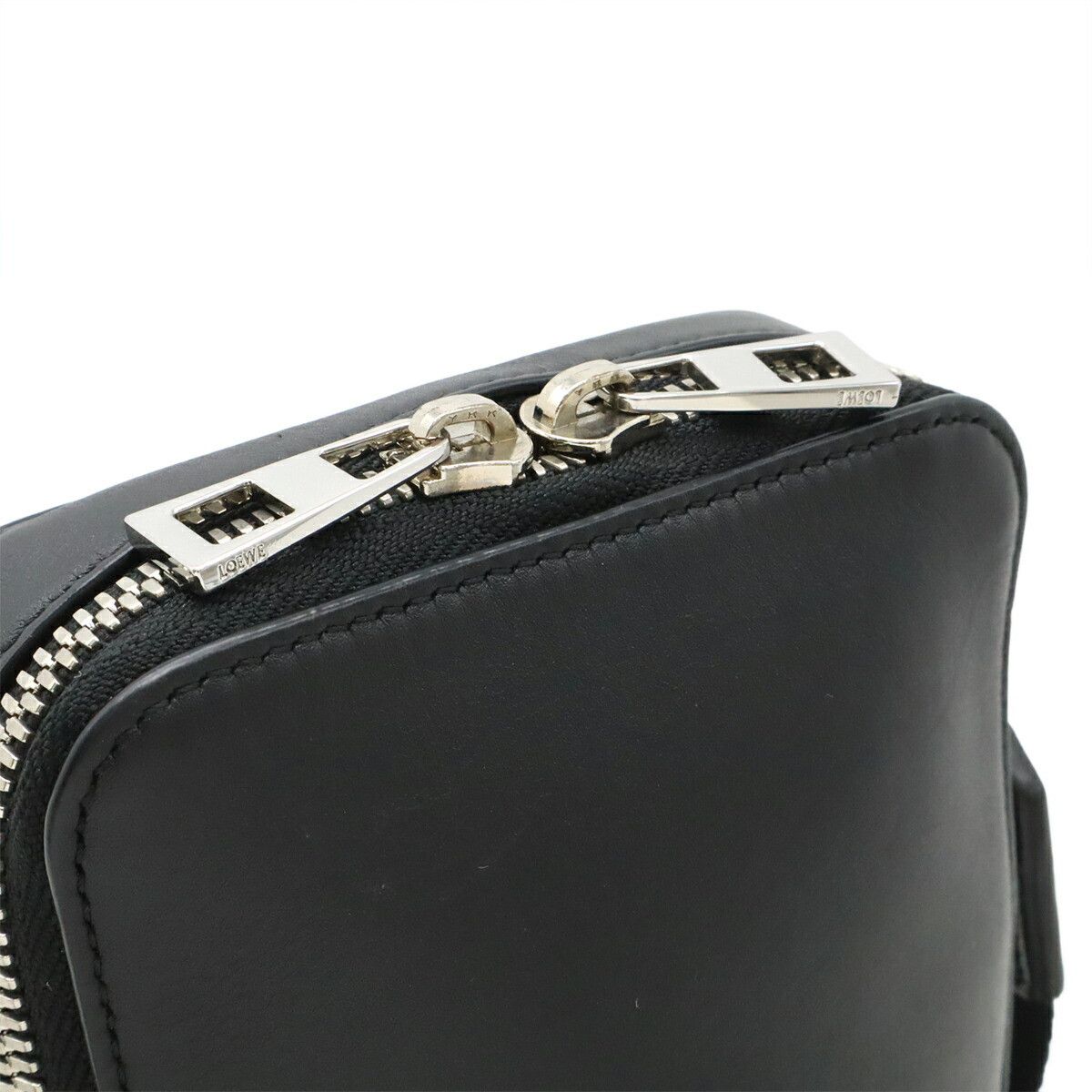 Loewe Loewe Loewe Vertical Crossbody Pocket Leather Shoulder Bag Leather Crossbody Bag C565S59X01 DUTY FREE for USA Size ONE SIZE - 4 Thumbnail