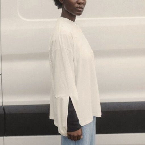 Other Other BASERANGE HARBOUR LONG SLEEVE TEE Organic Cotton Long Sleeve Tee Cotton Tops TOHAL-RC-SP25 Size ONE SIZE - 5 Thumbnail