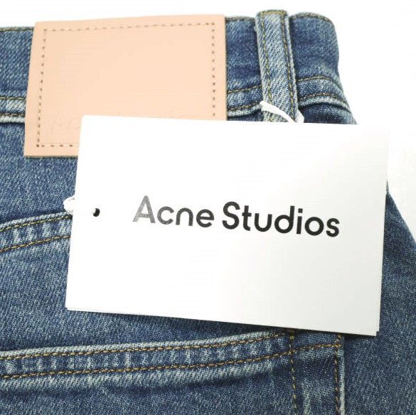 Acne Studios Acne Studios Acne Studios Melk Mid Blue Denim Pants Denim Jeans A00210 Size ONE SIZE - 4 Thumbnail