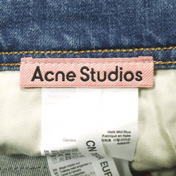 Acne Studios Acne Studios Acne Studios Melk Mid Blue Denim Pants Denim Jeans A00210 Size ONE SIZE - 5 Thumbnail