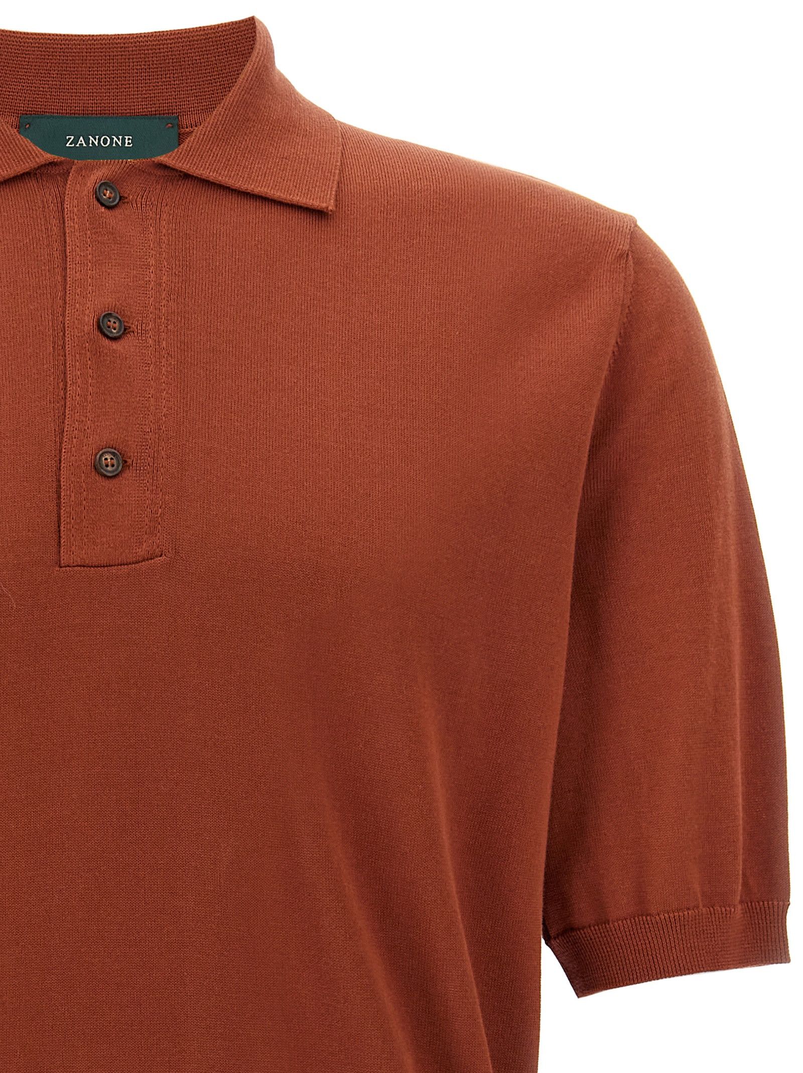 Zanone Cotton Polo Shirt Size US L / EU 52-54 / 3 - 3 Thumbnail