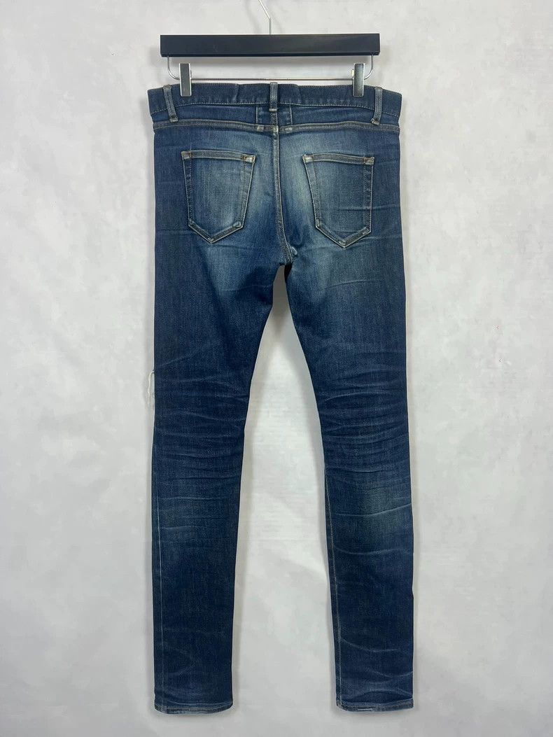 Saint Laurent Paris Saint Laurent Blue Distressed Denim Jeans Size US 31 - 2 Thumbnail