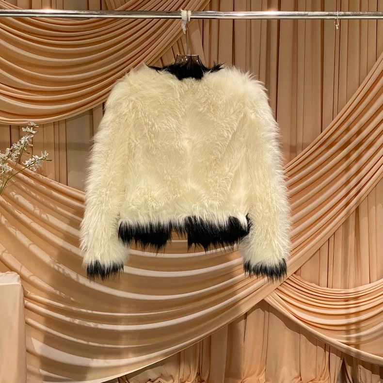 Saint Laurent Paris Saint Laurent Colorblock Fur Jacket Size US L / EU 52-54 / 3 - 2 Thumbnail