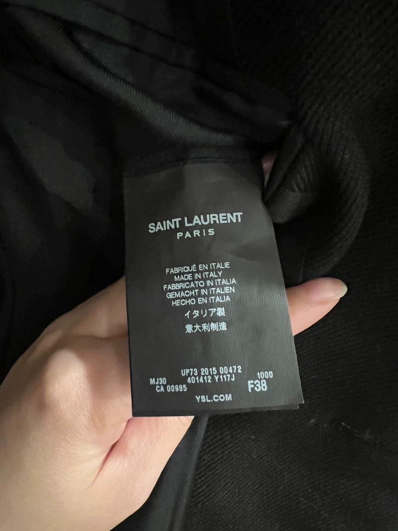 Yves Saint Laurent Saint Laurent Le Smoking Wool Coat Size US M / EU 48-50 / 2 - 3 Thumbnail